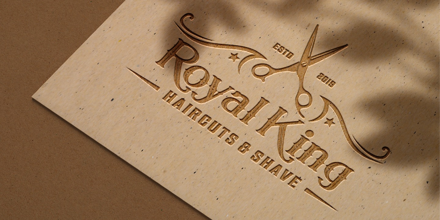 Example font Royal King #3